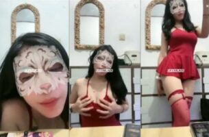 Mita Talent Baru Tampil Binal Baju Merah Sexy Dream